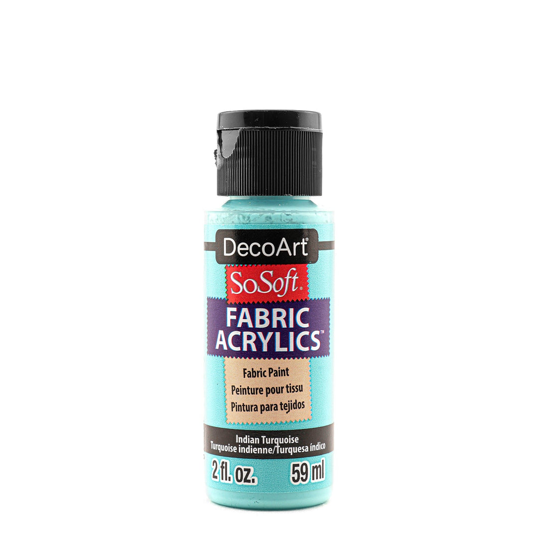 DecoArt SoSoft, Fabric Acrylics, 2 oz., 59 ml., 3-Pack