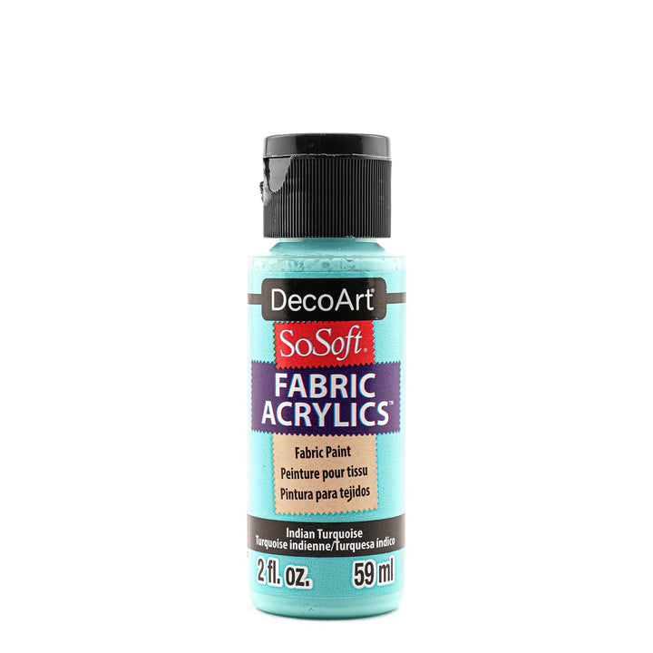 DecoArt SoSoft, Fabric Acrylics, 2 oz., 59 ml., 3-Pack