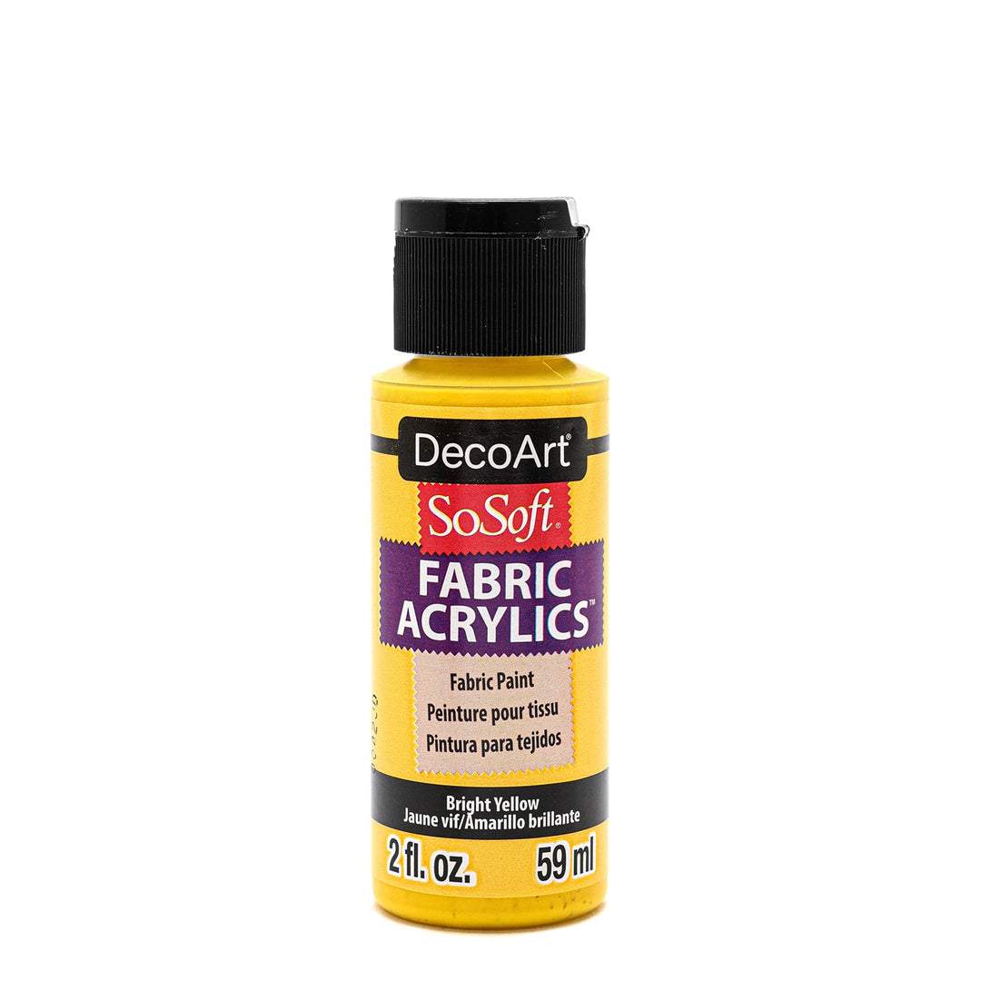 DecoArt SoSoft, Paint Fabric Acrylics, 2 oz., 59 ml.