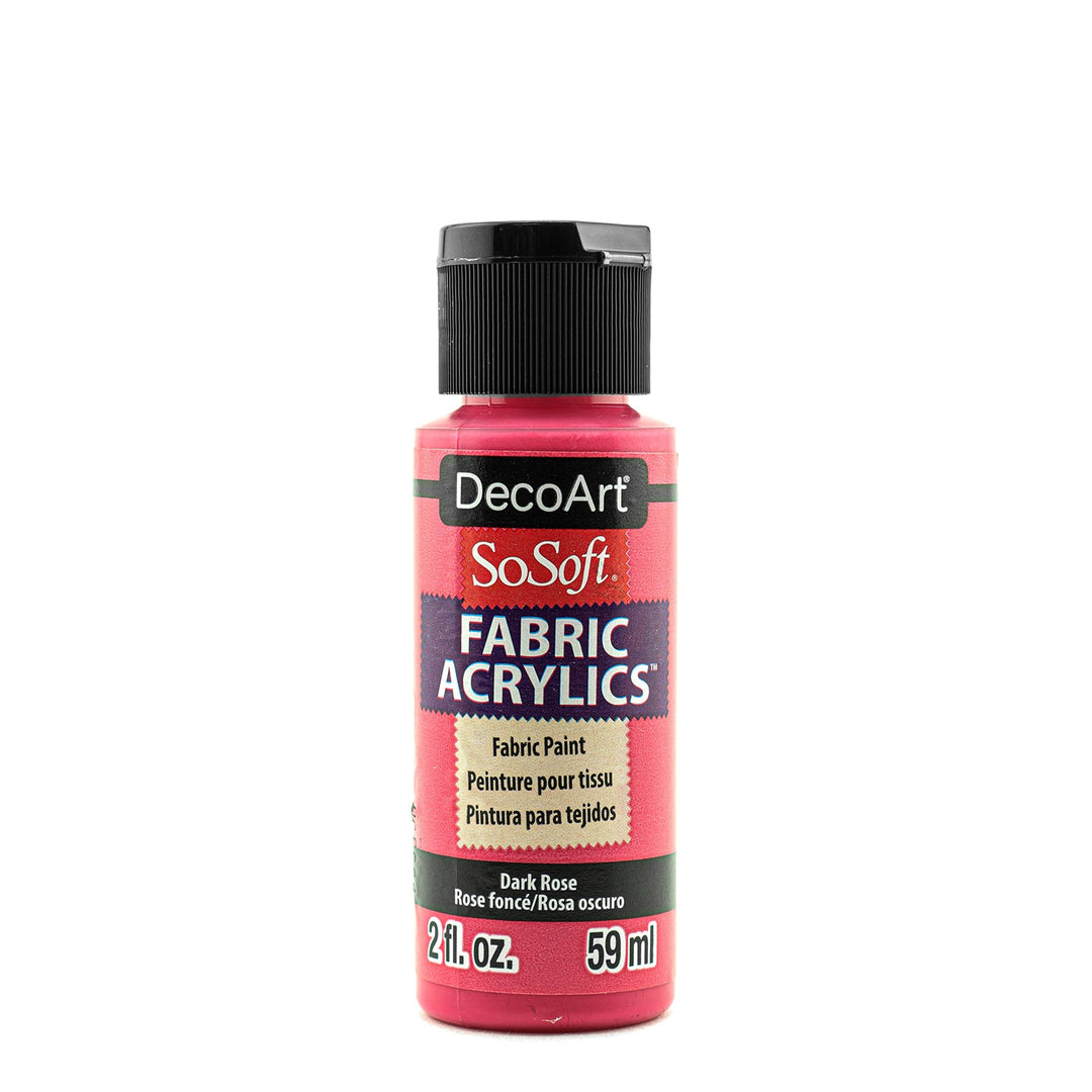 DecoArt SoSoft, Fabric Acrylics, 2 oz., 59 ml., 3-Pack
