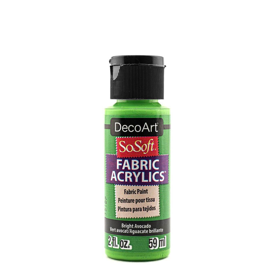 DecoArt SoSoft, Paint Fabric Acrylics, 2 oz., 59 ml.