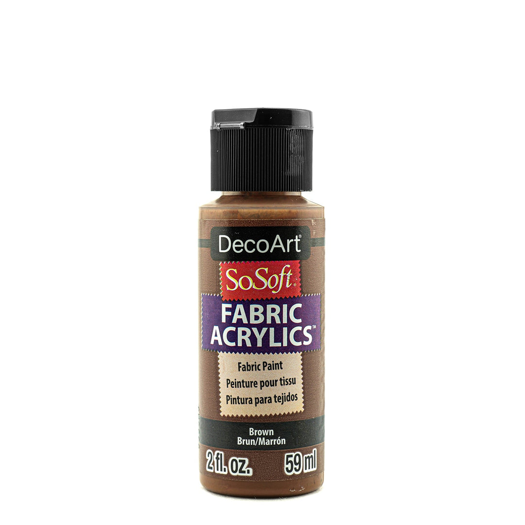 DecoArt SoSoft, Paint Fabric Acrylics, 2 oz., 59 ml.