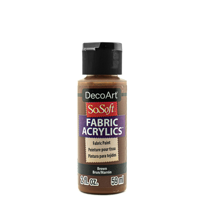 DecoArt SoSoft, Fabric Acrylics, 2 oz., 59 ml., 3-Pack