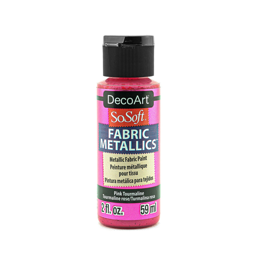 DecoArt SoSoft,  Fabric Metallic,  2 oz.,  59 ml.