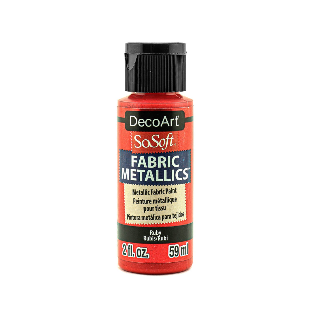 DecoArt SoSoft,  Fabric Metallic,  2 oz.,  59 ml.