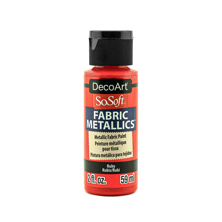 DecoArt SoSoft,  Fabric Metallic,  2 oz.,  59 ml.