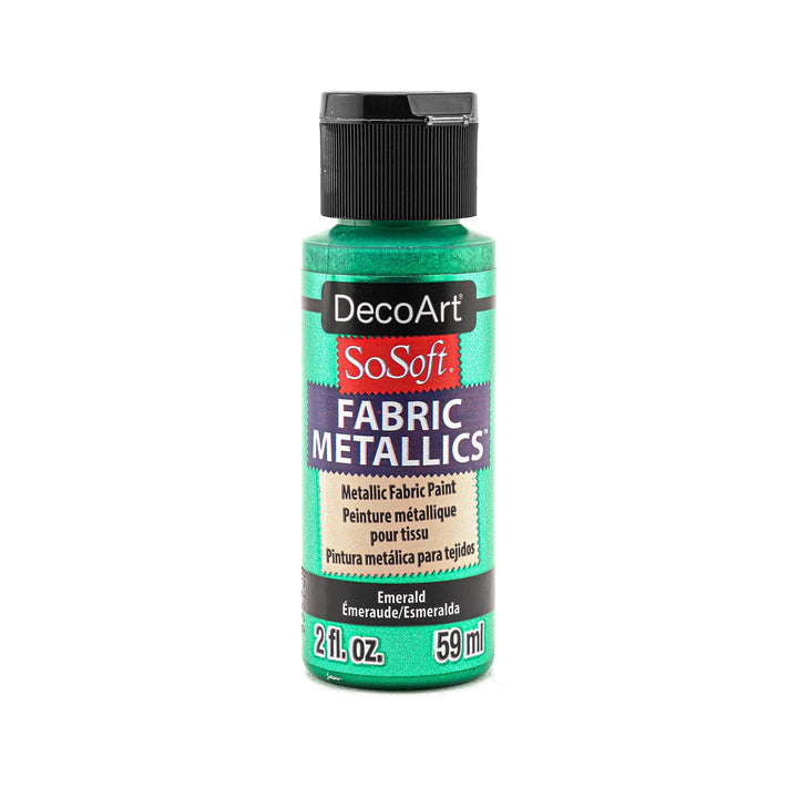 DecoArt SoSoft,  Fabric Metallic,  2 oz.,  59 ml.