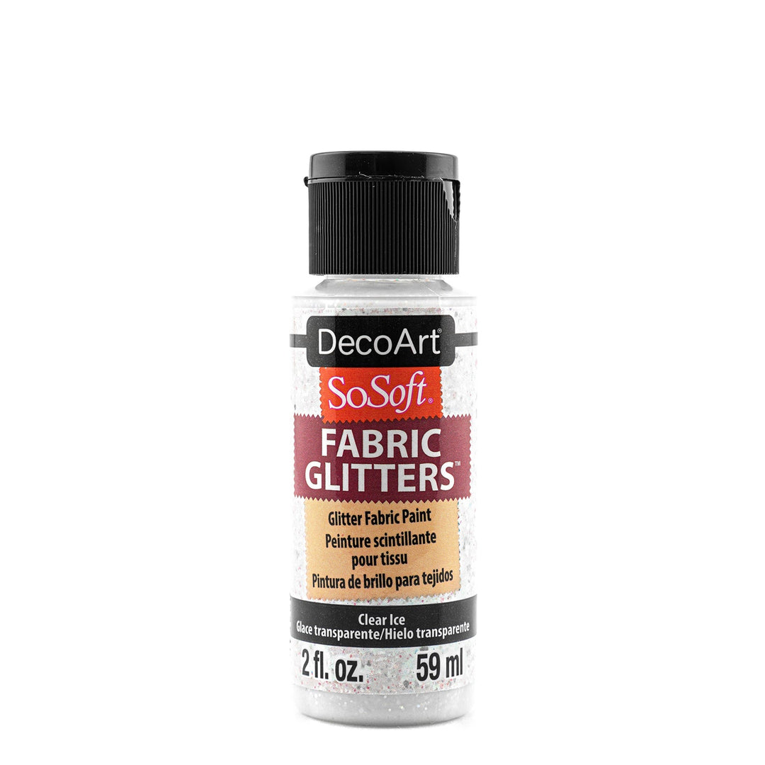 DecoArt SoSoft, Fabric Glitters, 2 oz., 59 ml., 3-Pack