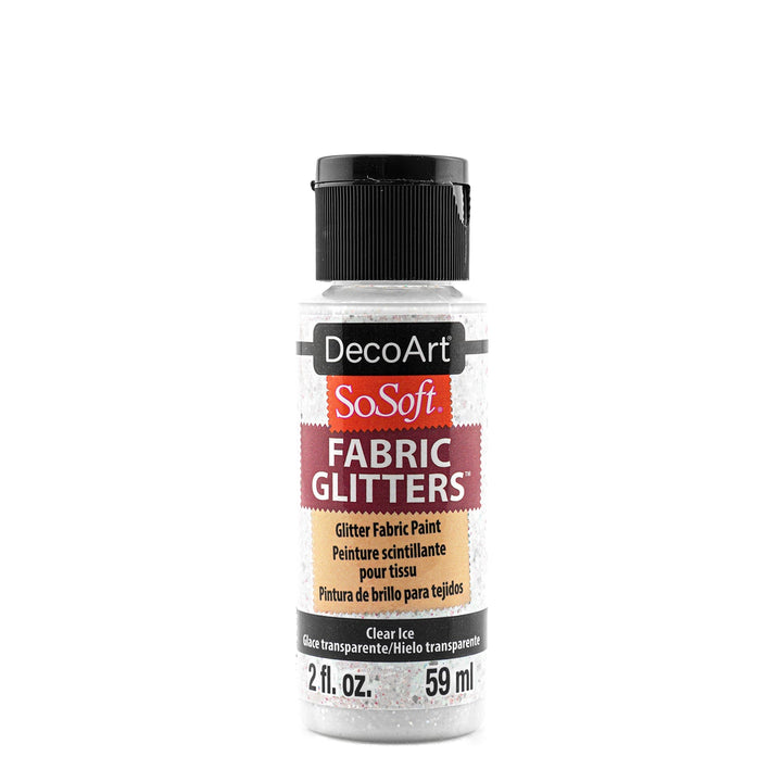 DecoArt SoSoft, Fabric Glitters, 2 oz., 59 ml., 3-Pack