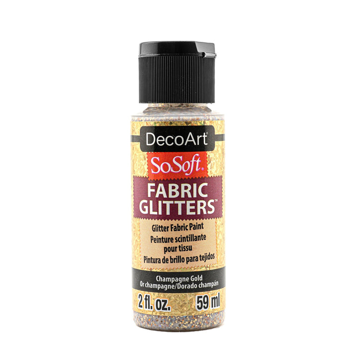 DecoArt SoSoft, Fabric Glitters, 2 oz., 59 ml.