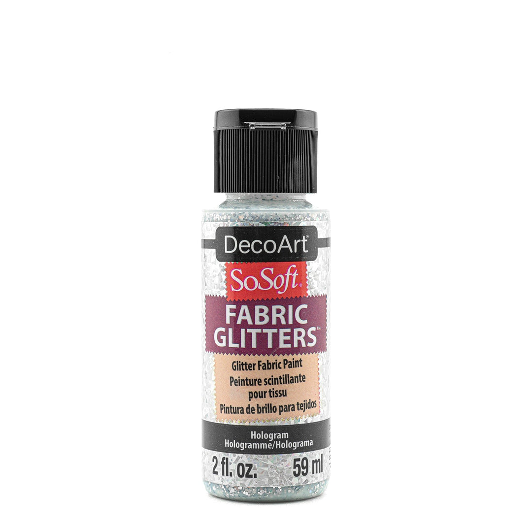 DecoArt SoSoft, Fabric Glitters, 2 oz., 59 ml., 3-Pack