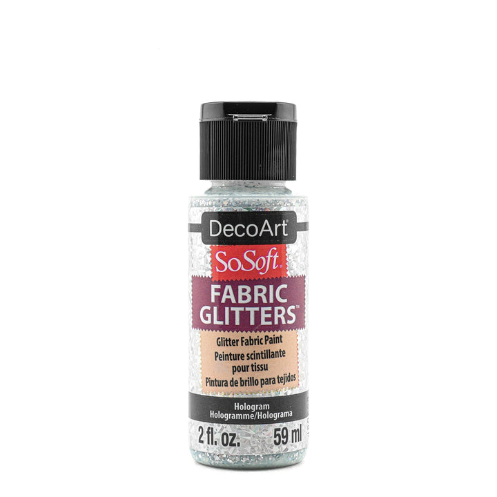 DecoArt SoSoft, Fabric Glitters, 2 oz., 59 ml., 3-Pack