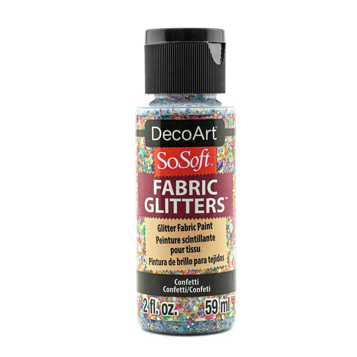 DecoArt SoSoft, Fabric Glitters, 2 oz., 59 ml.