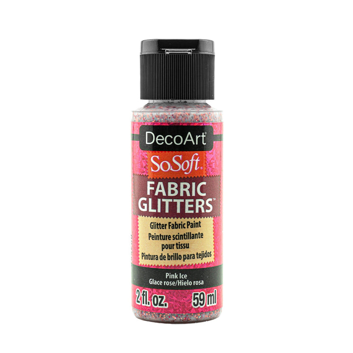 DecoArt SoSoft, Fabric Glitters, 2 oz., 59 ml.