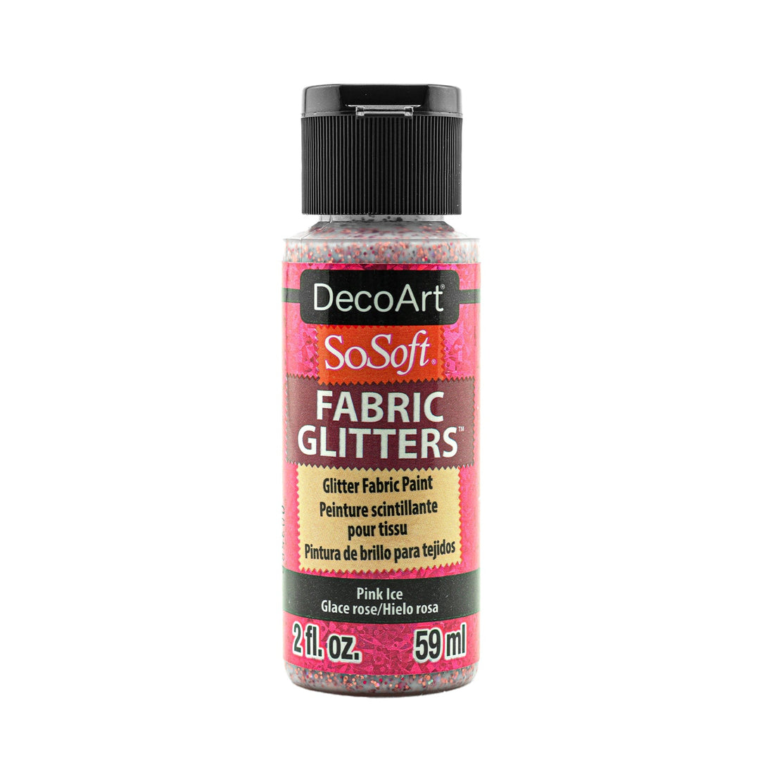 DecoArt SoSoft, Fabric Glitters, 2 oz., 59 ml., 3-Pack