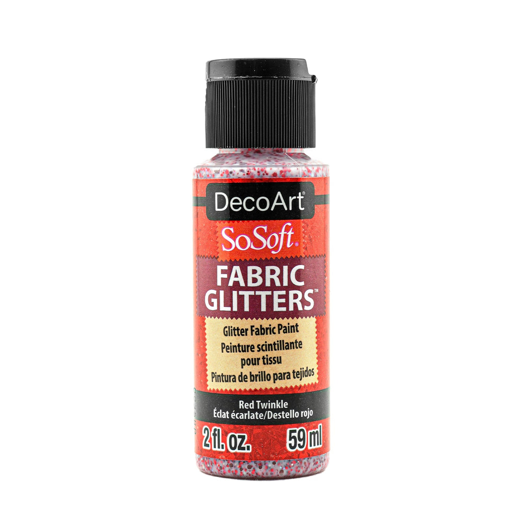 DecoArt SoSoft, Fabric Glitters, 2 oz., 59 ml.