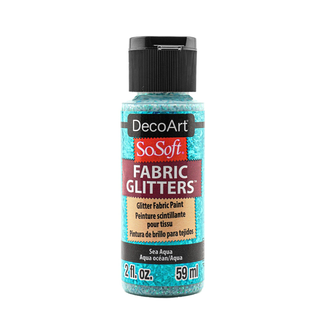 DecoArt SoSoft, Fabric Glitters, 2 oz., 59 ml., 3-Pack