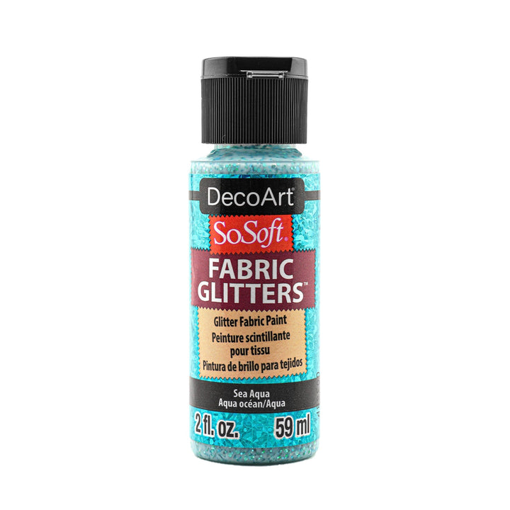 DecoArt SoSoft, Fabric Glitters, 2 oz., 59 ml., 3-Pack