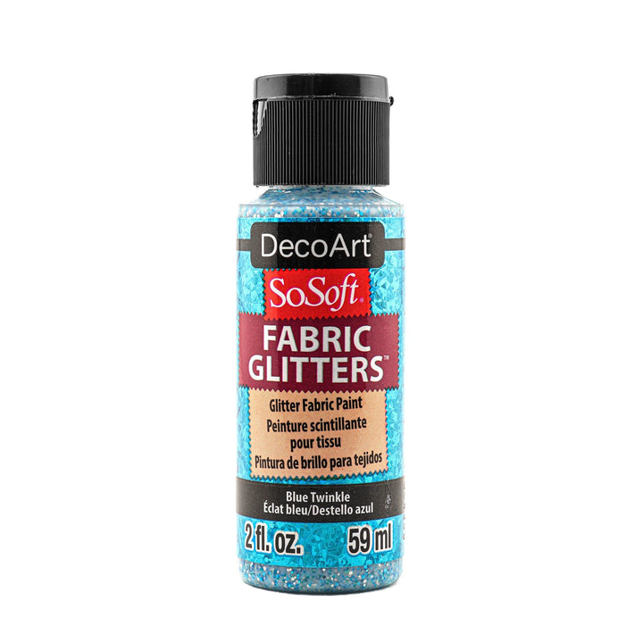 DecoArt SoSoft, Fabric Glitters, 2 oz., 59 ml.