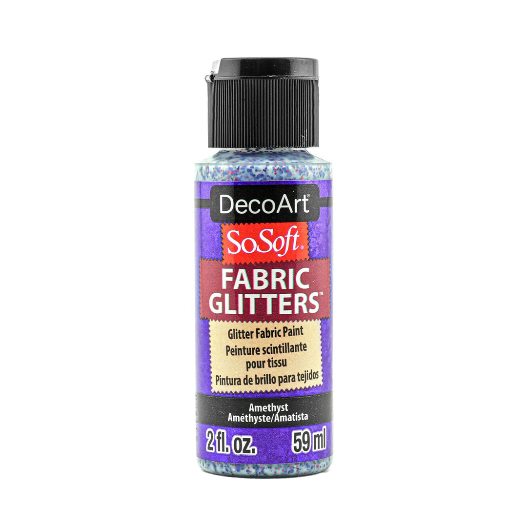 DecoArt SoSoft, Fabric Glitters, 2 oz., 59 ml.