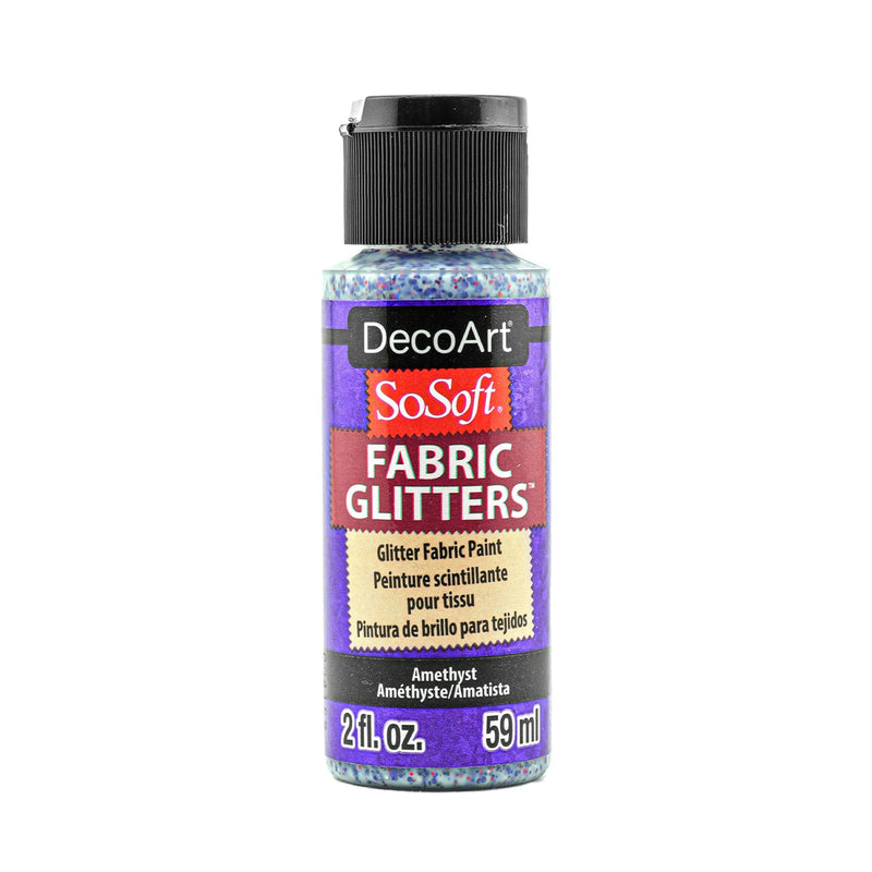 DecoArt SoSoft, Fabric Glitters, 2 oz., 59 ml., 3-Pack