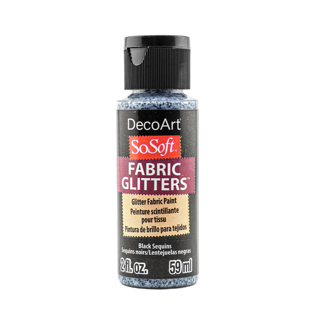 DecoArt SoSoft, Fabric Glitters, 2 oz., 59 ml., 3-Pack