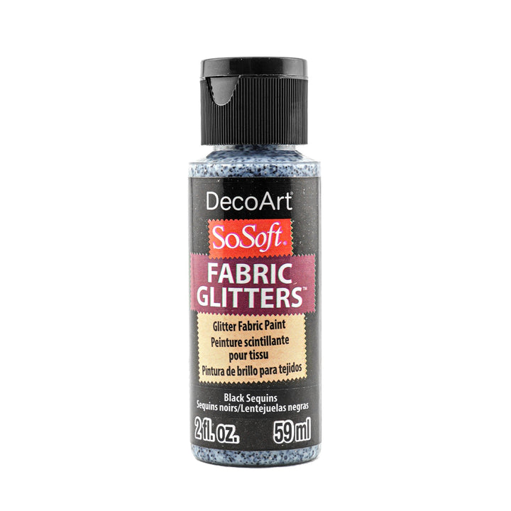 DecoArt SoSoft, Fabric Glitters, 2 oz., 59 ml., 3-Pack