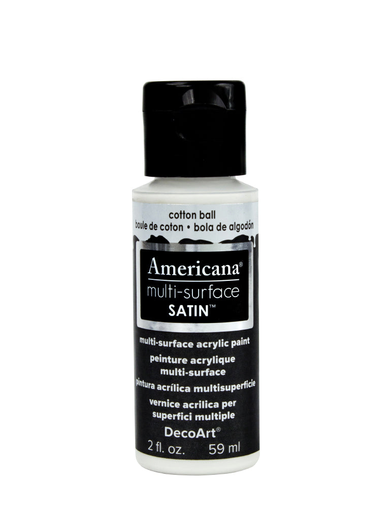 DecoArt Americana, Multi-Surface Satin Acrylic Paint, 2 Oz., 3-Pack