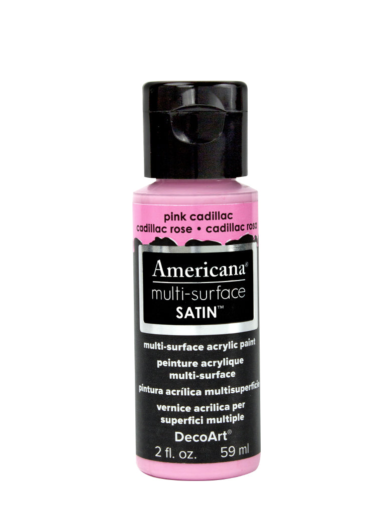 DecoArt Americana, Multi-Surface Satin Acrylic Paint, 2 Oz., 3-Pack