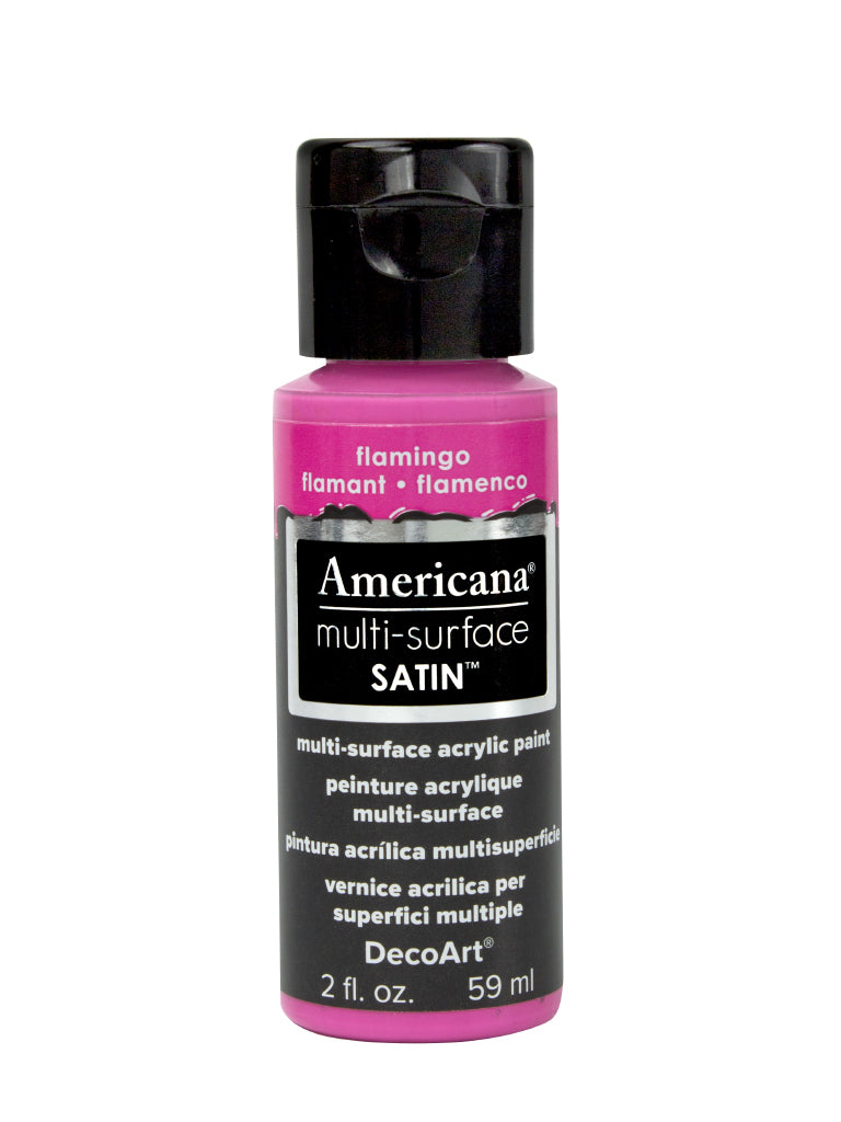 DecoArt Americana, Multi-Surface Satin Acrylic Paint, 2 Oz., 3-Pack