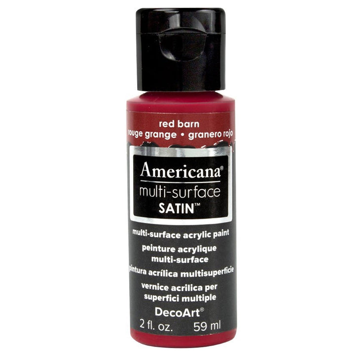 DecoArt Americana, Multi-Surface Satin Acrylic Paint, 2 Oz., 3-Pack