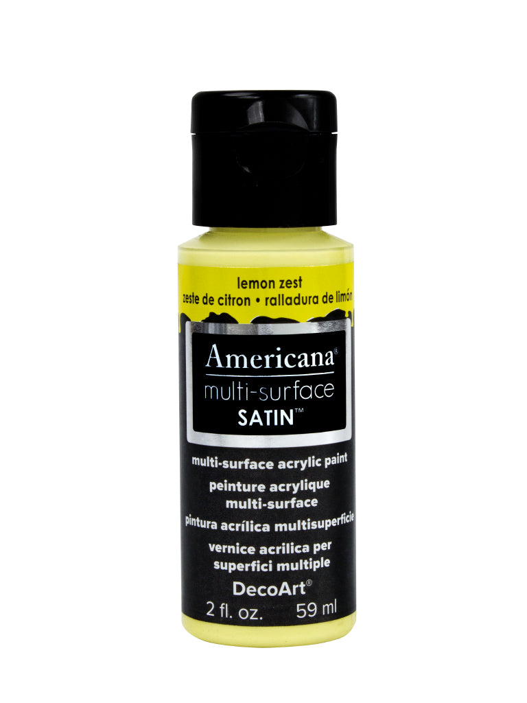 DecoArt Americana, Multi-Surface Satin Acrylic Paint, 2 Oz., 3-Pack