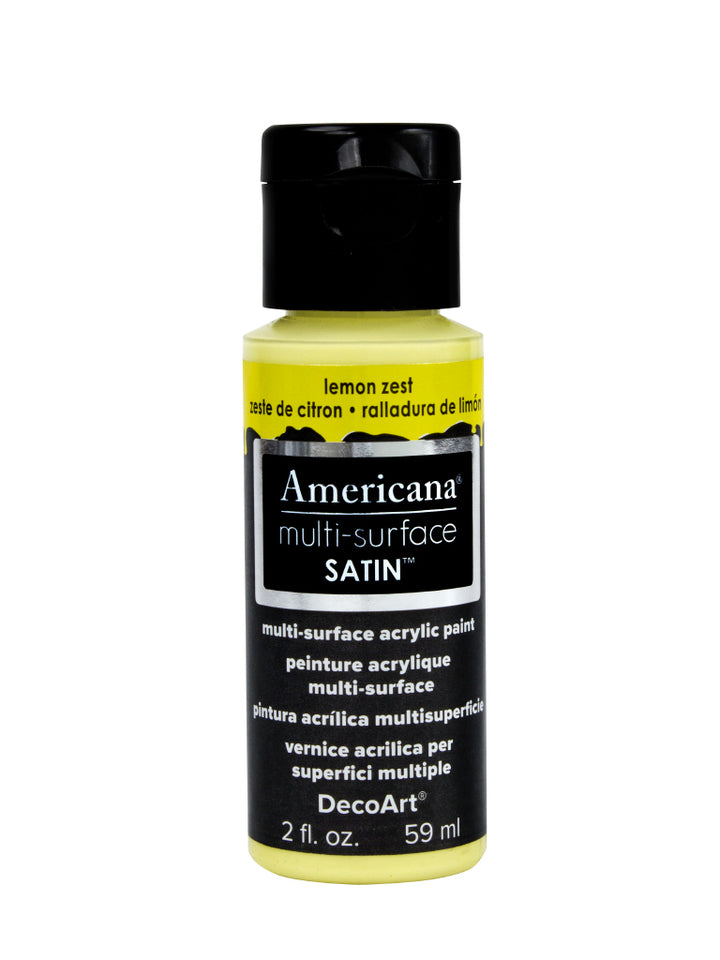 DecoArt Americana, Multi-Surface Satin Acrylic Paint, 2 Oz., 3-Pack