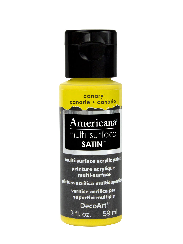 DecoArt Americana, Multi-Surface Satin Acrylic Paint, 2 Oz., 3-Pack