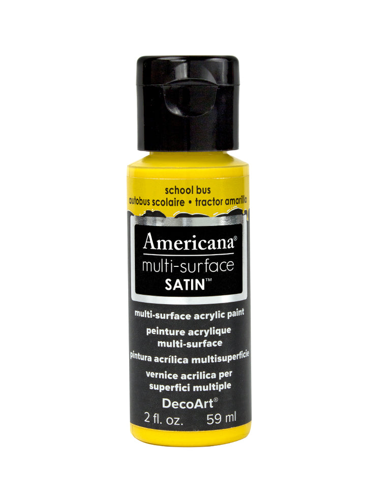 DecoArt Americana, Multi-Surface Satin Acrylic Paint, 2 Oz., 3-Pack