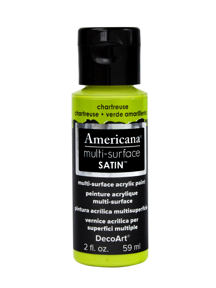 DecoArt Americana, Multi-Surface Satin Acrylic Paint, 2 Oz., 3-Pack