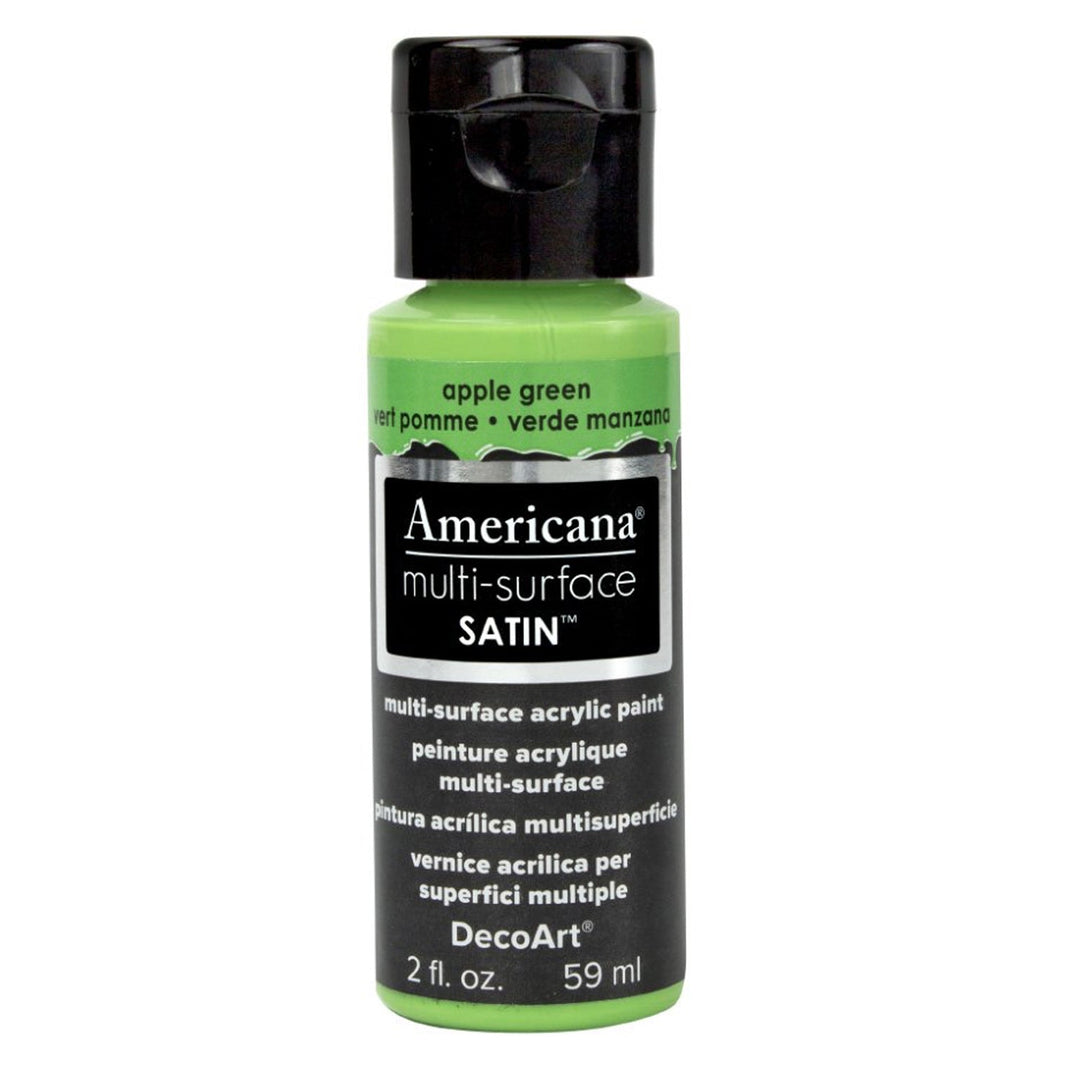 DecoArt Americana, Multi-Surface Satin Acrylic Paint, 2 Oz., 3-Pack