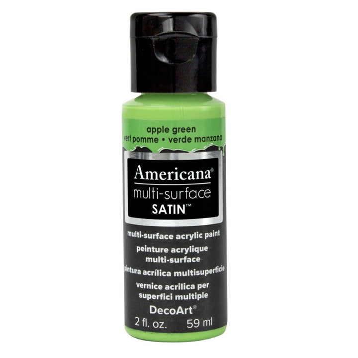DecoArt Americana, Multi-Surface Satin Acrylic Paint, 2 Oz., 3-Pack