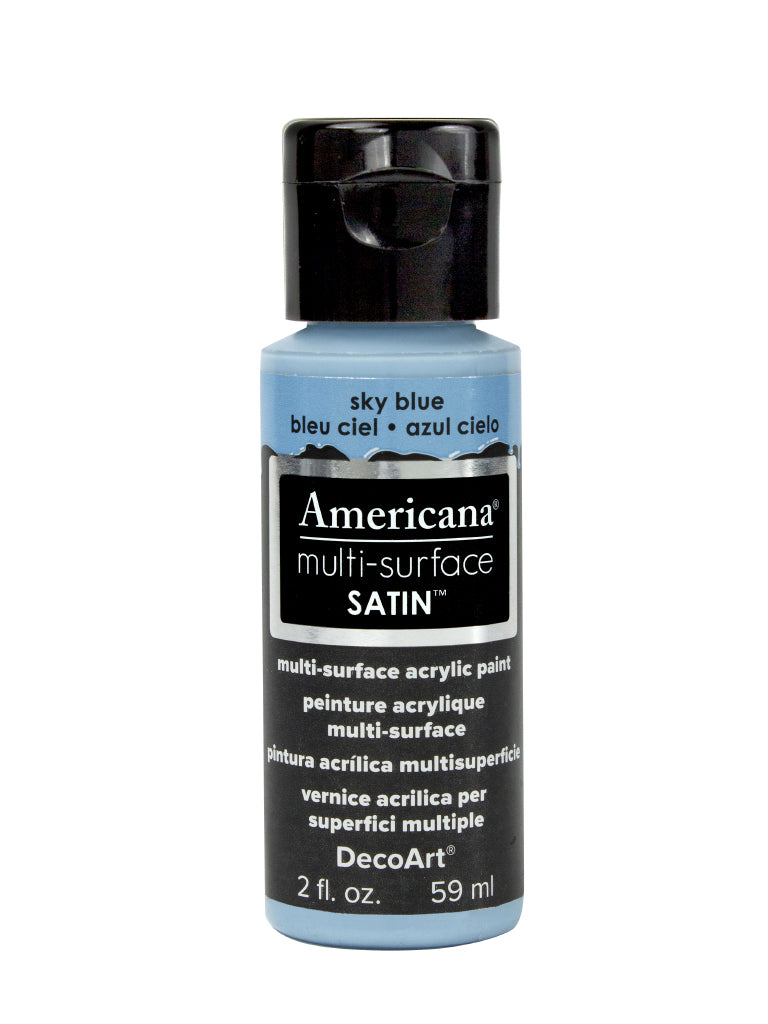 DecoArt Americana, Multi-Surface Satin Acrylic Paint, 2 Oz., 3-Pack