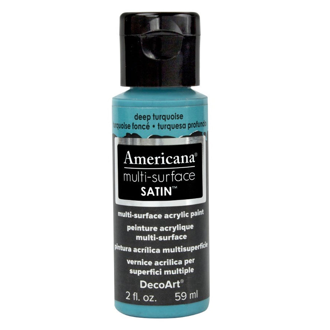 DecoArt Americana, Multi-Surface Satin Acrylic Paint, 2 Oz., 3-Pack