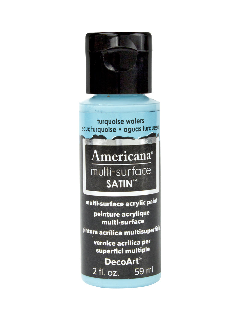 DecoArt Americana, Multi-Surface Satin Acrylic Paint, 2 Oz., 3-Pack