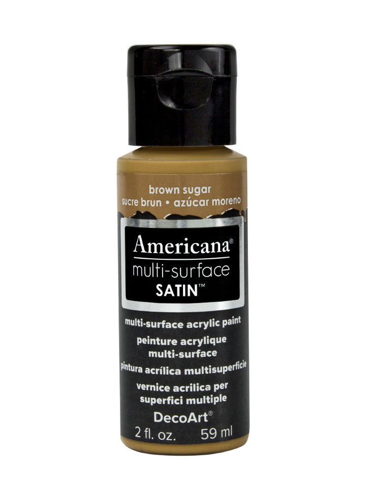 DecoArt Americana, Multi-Surface Satin Acrylic Paint, 2 Oz., 3-Pack