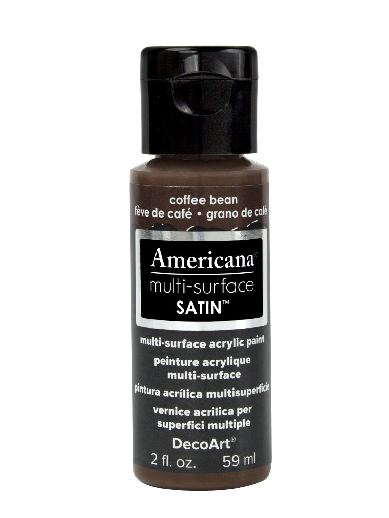DecoArt Americana, Multi-Surface Satin Acrylic Paint, 2 Oz., 3-Pack