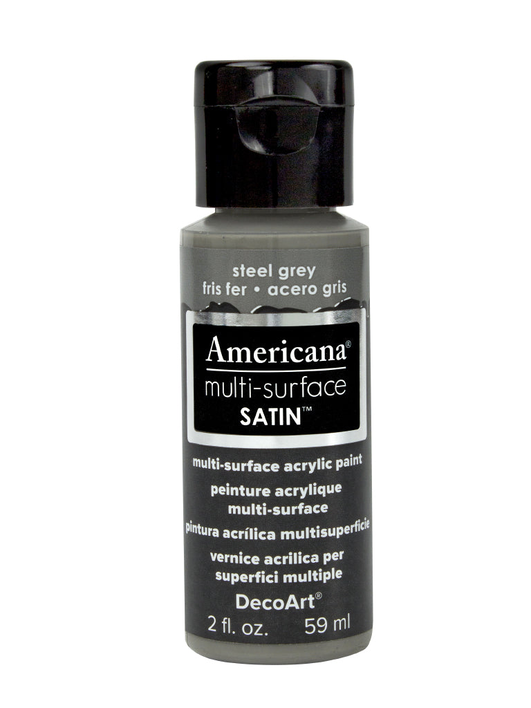 DecoArt Americana, Multi-Surface Satin Acrylic Paint, 2 Oz., 3-Pack