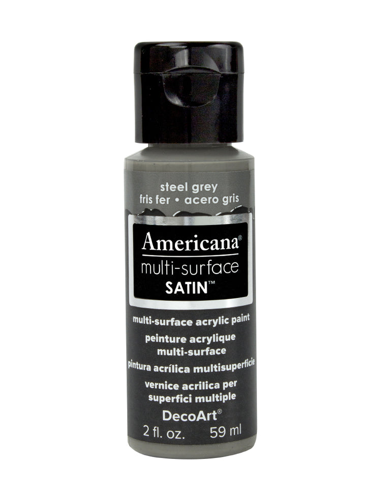 DecoArt Americana, Multi-Surface Satin Acrylic Paint, 2 Oz., 3-Pack