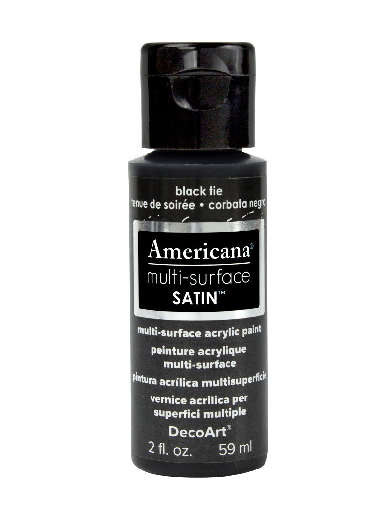 DecoArt Americana, Multi-Surface Satin Acrylic Paint, 2 Oz., 3-Pack