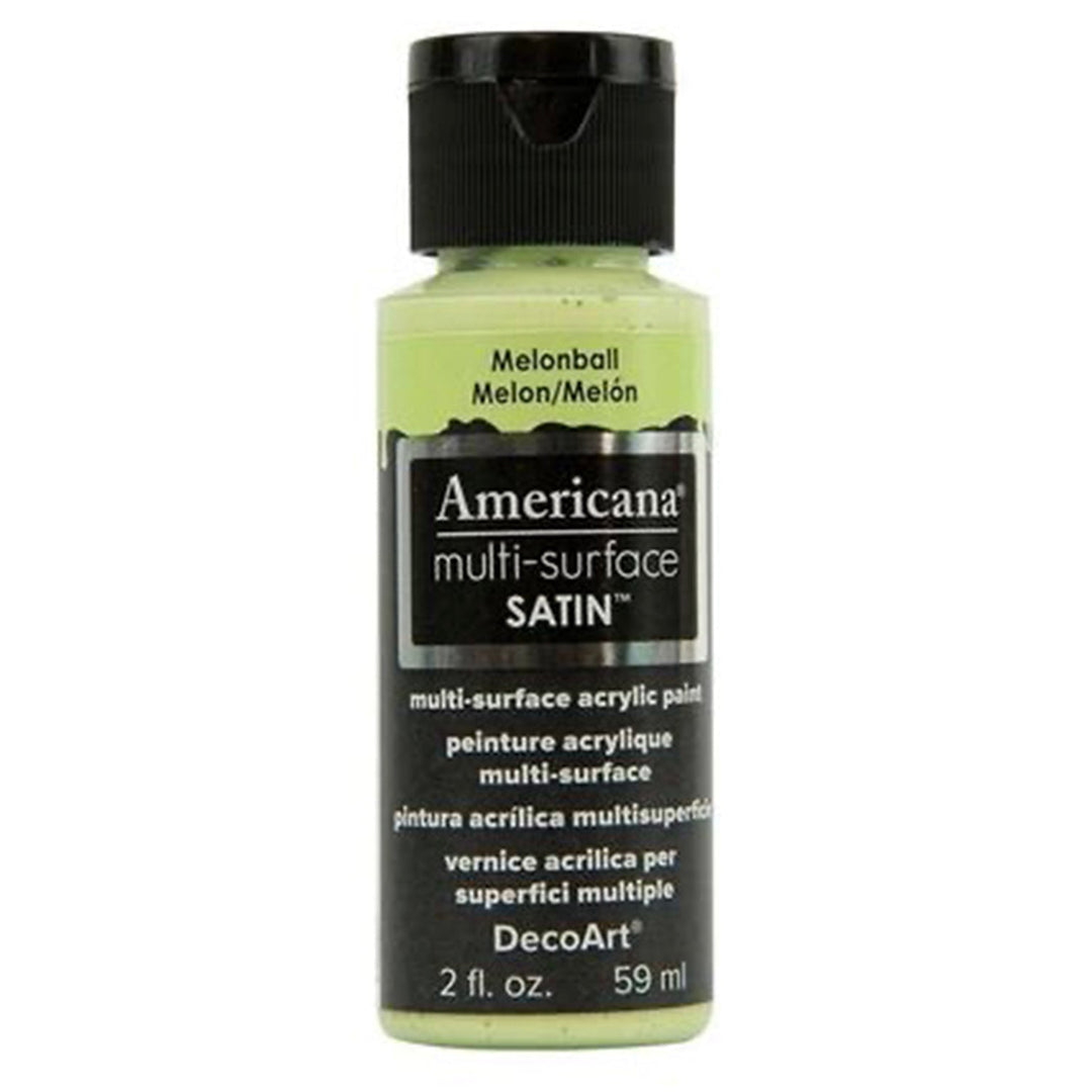 DecoArt Americana, Multi-Surface Satin Acrylic Paint, 2 Oz., 3-Pack