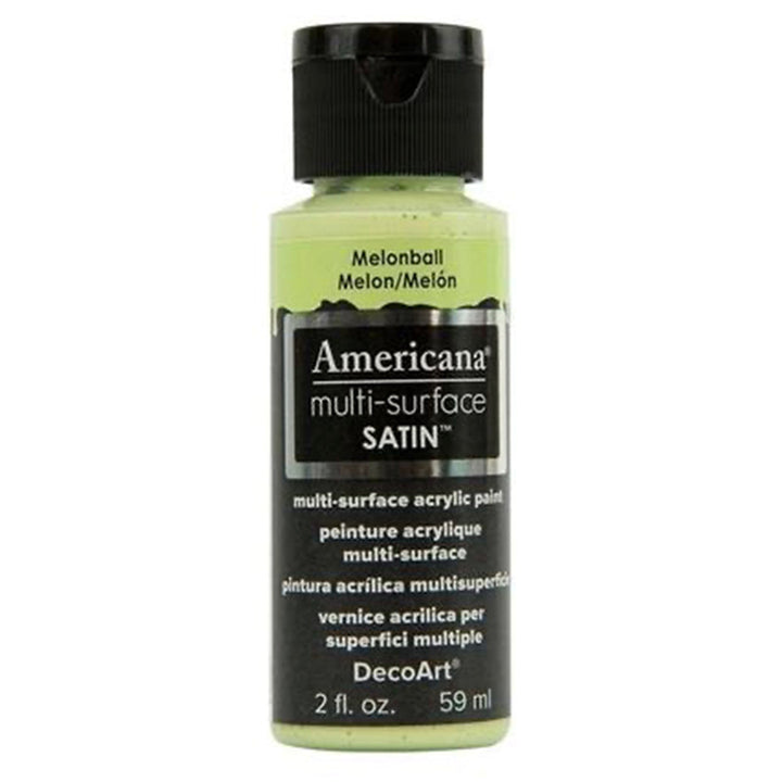 DecoArt Americana, Multi-Surface Satin Acrylic Paint, 2 Oz., 3-Pack