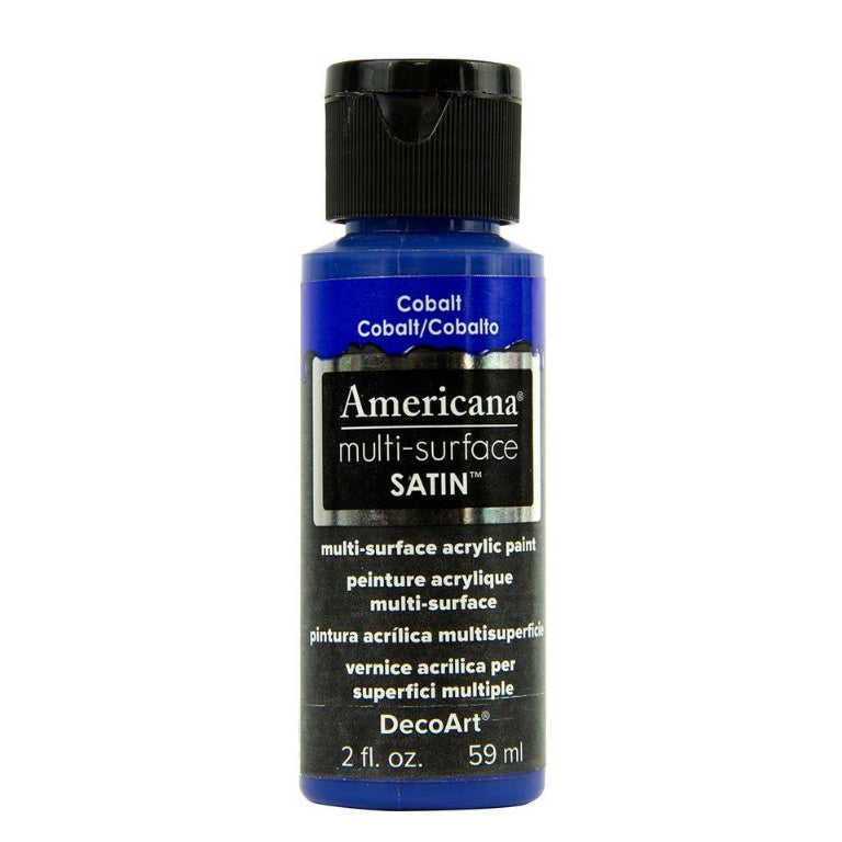 DecoArt Americana, Multi-Surface Satin Acrylic Paint, 2 Oz., 3-Pack