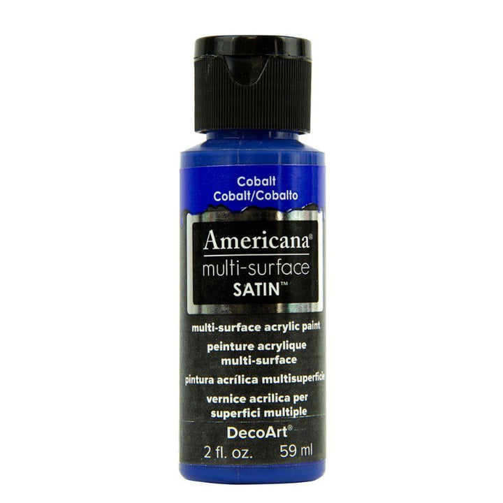 DecoArt Americana, Multi-Surface Satin Acrylic Paint, 2 Oz., 3-Pack